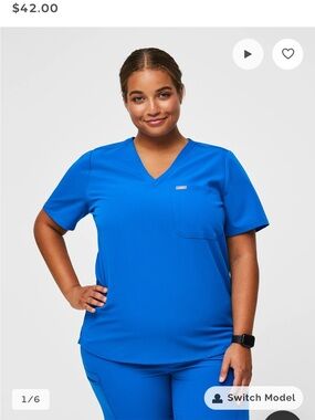 Figs Catarina Scrub Top - Size L